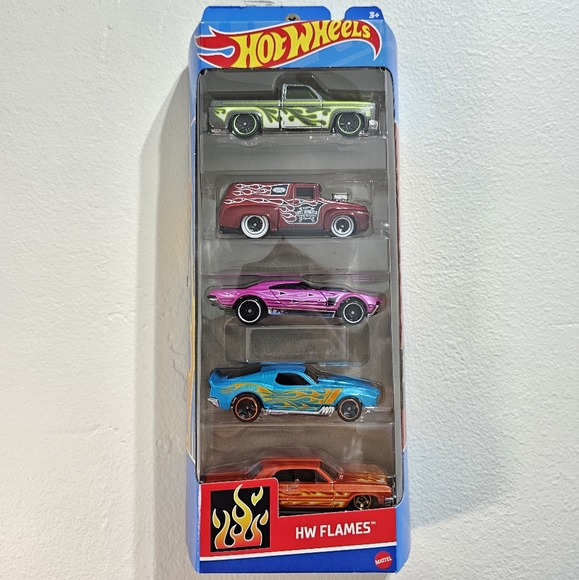 Other - Hotwheels Flames 5 Pack